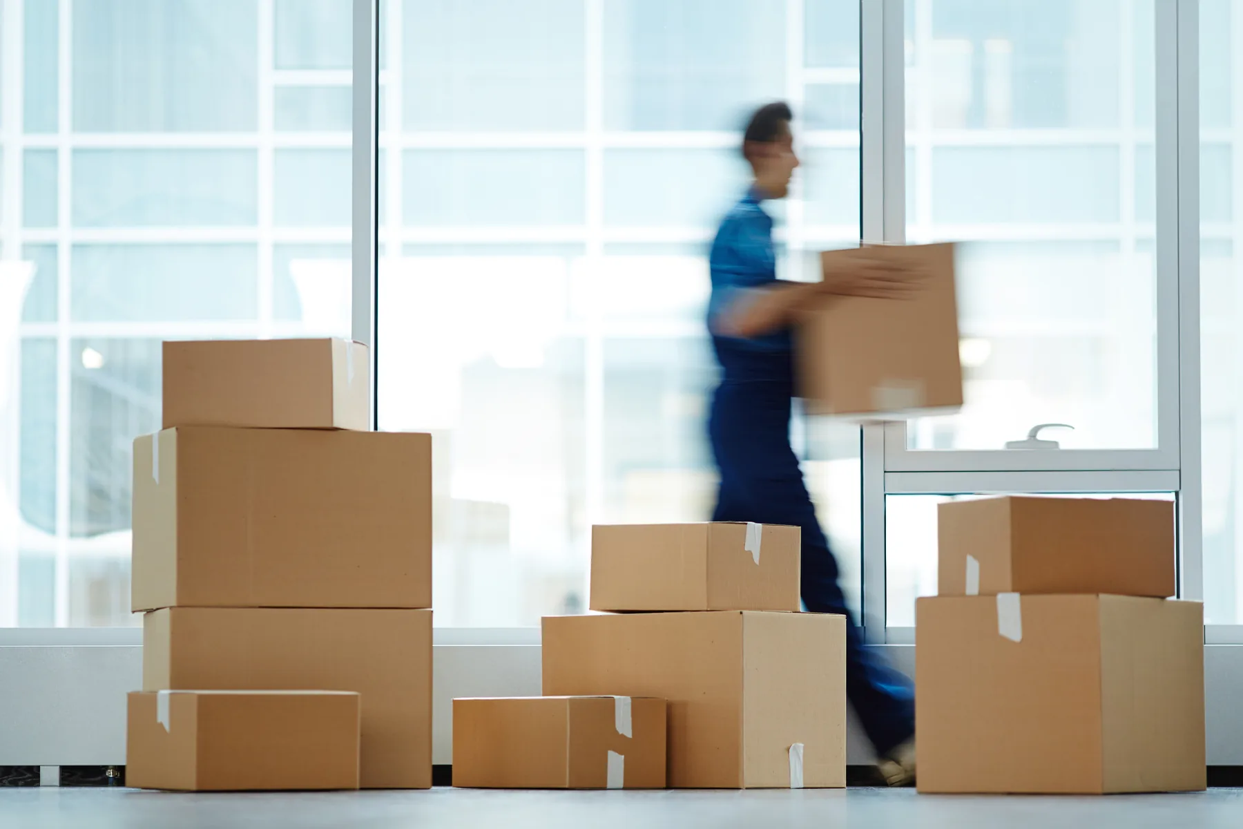 Packed materials and coordinated distribution logistics